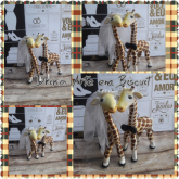 Topo de bolo Girafas